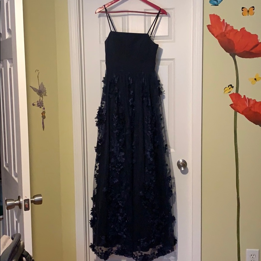Navy blue prom dress
